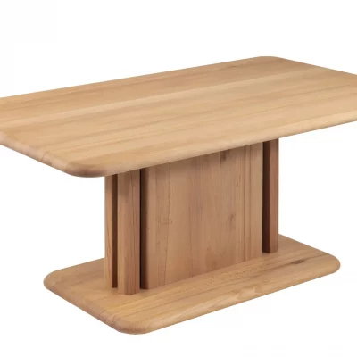 Couchtisch – höhenverstellbar, LBH ca. 110x65x48 cm, Wildeiche massiv