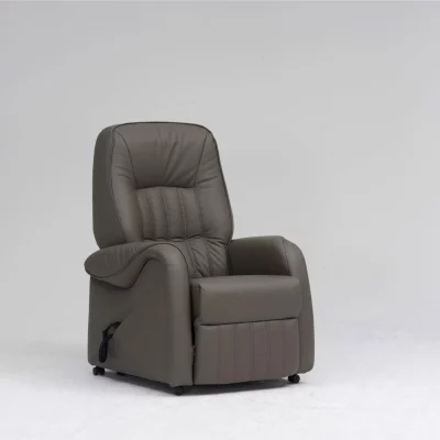 Sessel – Relaxfunktion 2-motorisch, Aufstehhilfe, Leder, Braun