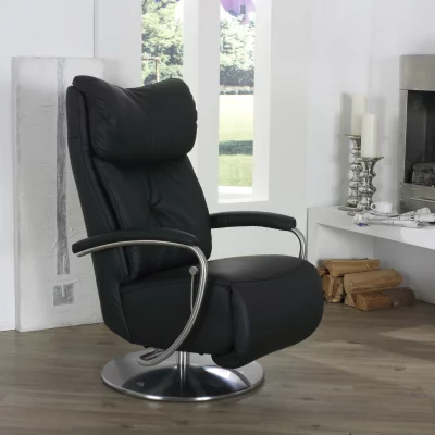 TV-Sessel – Relaxfunktion, Leder, Fels