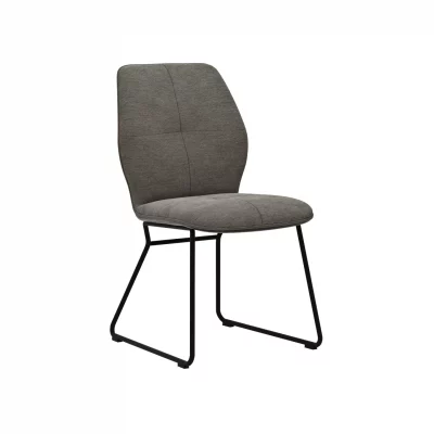 Stuhl Dinner – Stoff, Dunkelbraun