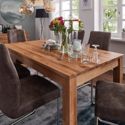 Esstisch Dinner – LB ca. 180×90 cm, Wildeiche massiv