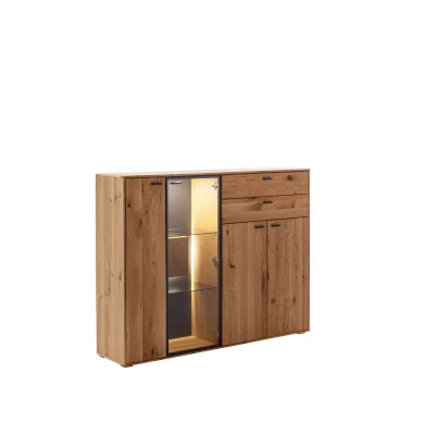 Highboard – Eiche, teilmassiv
