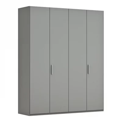 Drehtürenschrank Viana – B. ca. 200 cm, Lack, Steingrau