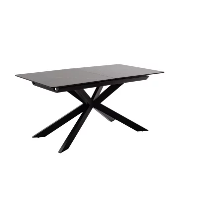 Esstisch – BL ca. 90X160(200) cm, Keramik, Anthrazit marmoriert