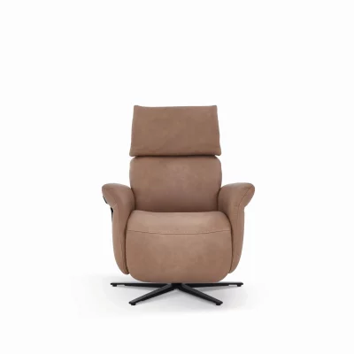 Sessel – Relaxfunktion motorisch, Leder, Braun