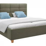 Polsterbett EM Maribor – Liegefläche ca. 180×200 cm, Stoff, grün