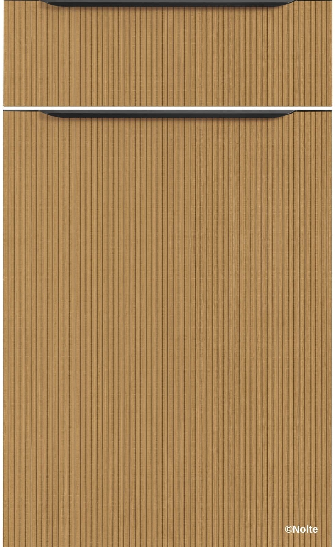 NK30330_Artline_546___Stripe_Wood_Crema geriffelte Nolte Front Artline 546 Wood Crema