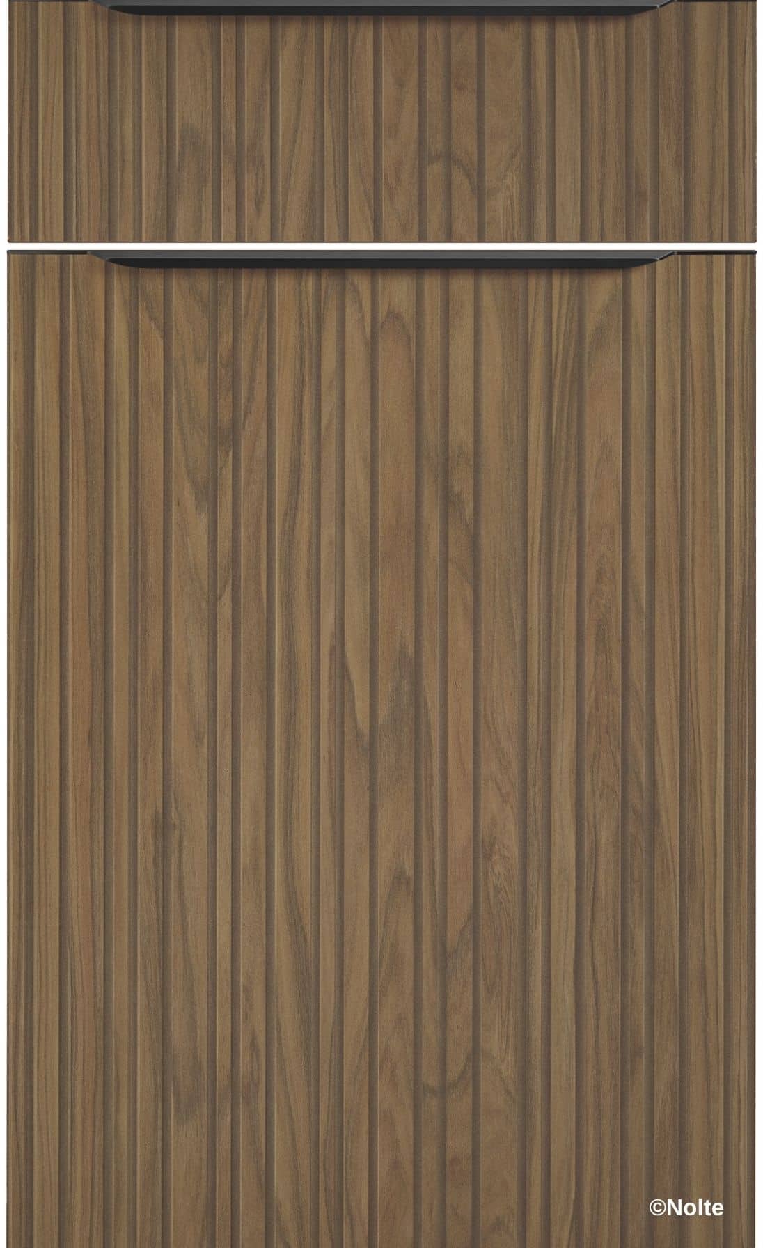 NK31732_Artline_548___Stripe_Wood_Choco Nolte Front Artline 548 Stripe Wood Choco mit Holzoptik-Dekor