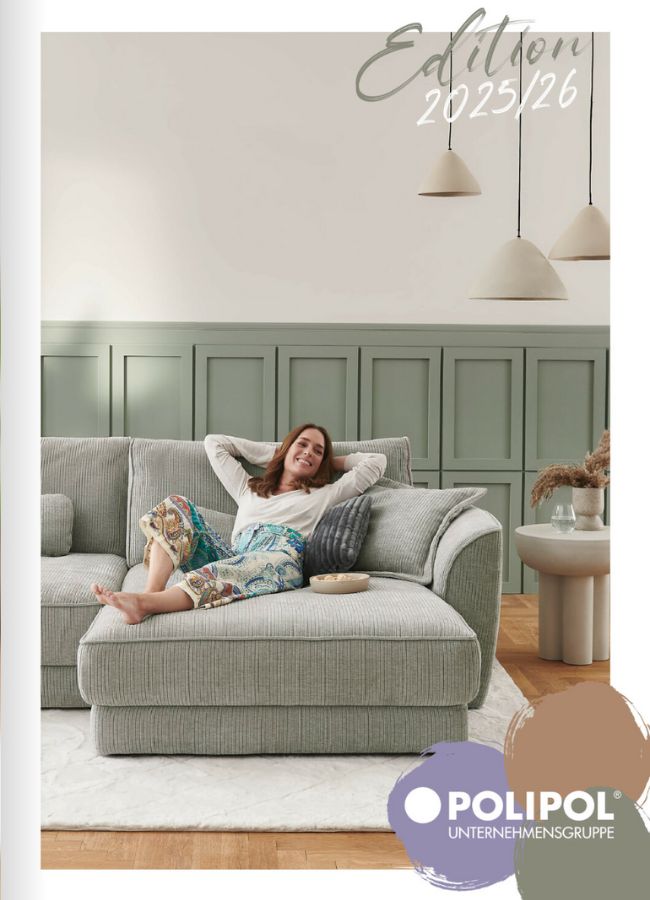 Cover des Polipol-Katalogs 2025 / 2026, zu der auch die Marke Zehdenick gehört