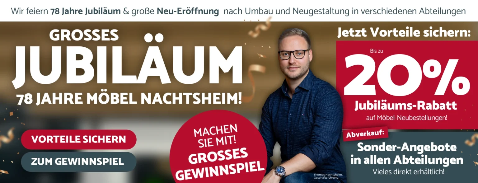 Neu-Eröffnung 2026 bei Möbel Nachtsheim in Andernach