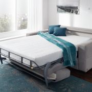 Faltbett EM Davos – mit Schlaffunktion, Stoff, Grau