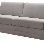 Faltbett EM Davos – 3-Sitzer mit Schlaffunktion inkl. Armlehne verstellbar, Stoff, Grau