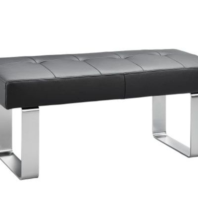 Hockerbank EM 8310 – Leder, Dunkelbraun