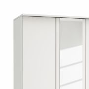 Drehtürenschrank Viana – B. ca. 180cm, Lack, Weiß