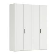 Drehtürenschrank Viana – B. ca. 200 cm, Lack, Weiß