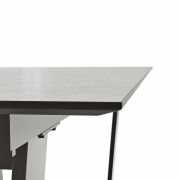 Esstisch Dinner – LB ca. 180×95 cm, Kunststoff, Hellgrau