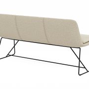 Polsterbank Macano – B ca. 180 cm, Stoff, Beige