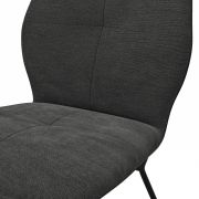 Stuhl Dinner – Stoff, Anthrazit