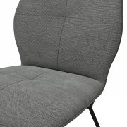 Stuhl Dinner – Stoff, Grau