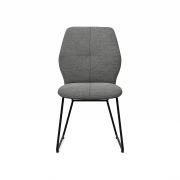 Stuhl Dinner – Stoff, Grau