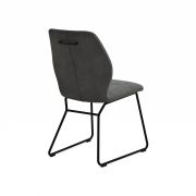 Stuhl Dinner – Stoff, Grau