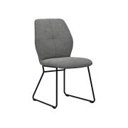 Stuhl Dinner – Stoff, Grau