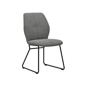 Stuhl Dinner – Stoff, Grau