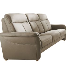Sofa EM Isel – 3-Sitzer, Stoff, Grau