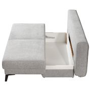 Schlafsofa EM Mons – mit Bettkasten, Stoff Beige