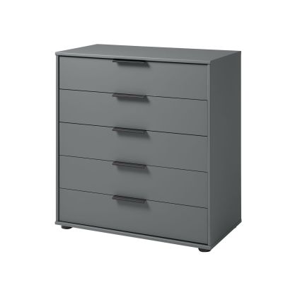 Kommode EM Paredes – 5 Schubkästen, Graphit