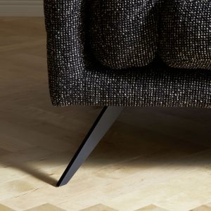 Sofa Valdemoro – 3-Sitzer, Stoff, Anthrazit