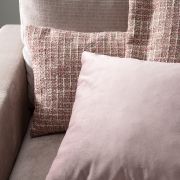 Deko-Kissen Solero 2.0 – LB ca. 75x75cm, Stoff, Hellrosa