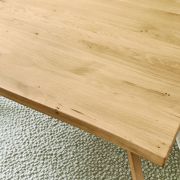 Esstisch Tineo – LB ca. 200×100 cm, Charaktereiche massiv