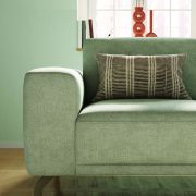 Ecksofa Benissa – 2,5-Sitzer mit Longchair rechts inkl. Sitztiefe und Rückenlehne verstellbar, Stoff, Mint