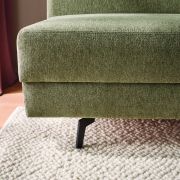 Schlafsofa Carmona – 2-Sitzer inkl. Schlaffunktion und Bettkasten, Stoff, Grün
