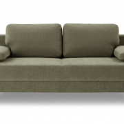 Schlafsofa Carmona – 2-Sitzer inkl. Schlaffunktion und Bettkasten, Stoff, Grün