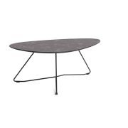 Couchtisch Oliva – LBH ca. 100x70x37 cm, HPL, Anthrazit