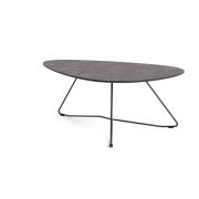 Couchtisch Oliva – LBH ca. 100x70x37 cm, HPL, Anthrazit