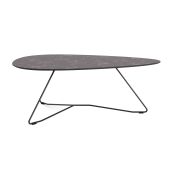 Couchtisch Oliva – LBH ca. 100x70x37 cm, HPL, Anthrazit