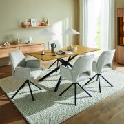 Esstisch Tineo – LB ca. 180 x 90 cm, Charaktereiche massiv