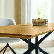 Esstisch Tineo – LB ca. 180 x 90 cm, Charaktereiche massiv