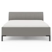 Bett Marbella – Liegefläche ca. 160x200cm, Lack, Kunstleder, Grau