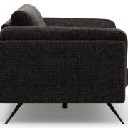 Sofa Valdemoro – 3-Sitzer, Stoff, Anthrazit
