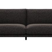 Sofa Valdemoro – 3-Sitzer, Stoff, Anthrazit