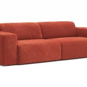 Sofa Elementos – 3-Sitzer XL, Stoff, Campari