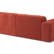 Sofa Elementos – 3-Sitzer XL, Stoff, Campari
