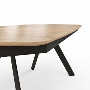 Esstisch Dinner – ausziehbar, LB ca. 220×100 cm, Eiche massiv