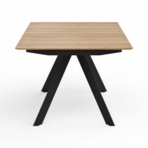 Esstisch Dinner – ausziehbar, LB ca. 180×100 cm, Eiche massiv