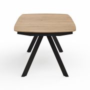 Esstisch Dinner – ausziehbar, LB ca. 220×100 cm, Eiche massiv