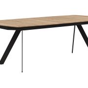 Esstisch Dinner – ausziehbar, LB ca. 220×100 cm, Eiche massiv